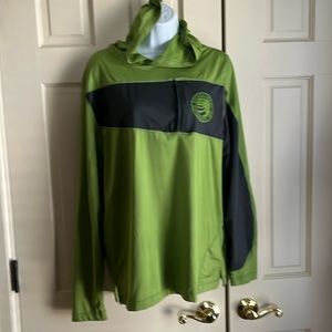 REI Men’s Base Layer Hoodie, Green/Gray, Size M